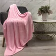Pink Ultra Soft Fleece Blanket - Plush, Warm Decor 152x203cm - 1