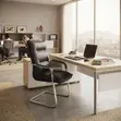 Heavy Leather Cushioned Office Board Chairs - 4