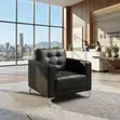 Brand New Black Single Seater Office Sofa - 4