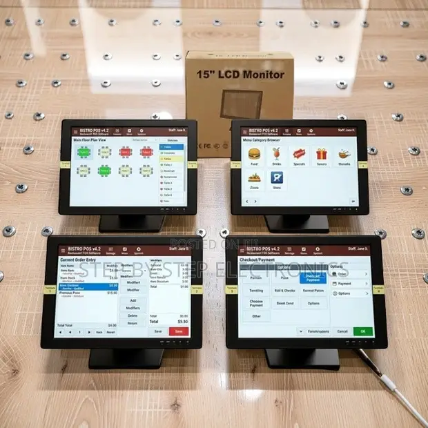 Brand New Touch Screen POS Monitors (14, 15, 17 Inch) - 1