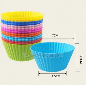 Reusable Silicone Cupcake Moulds