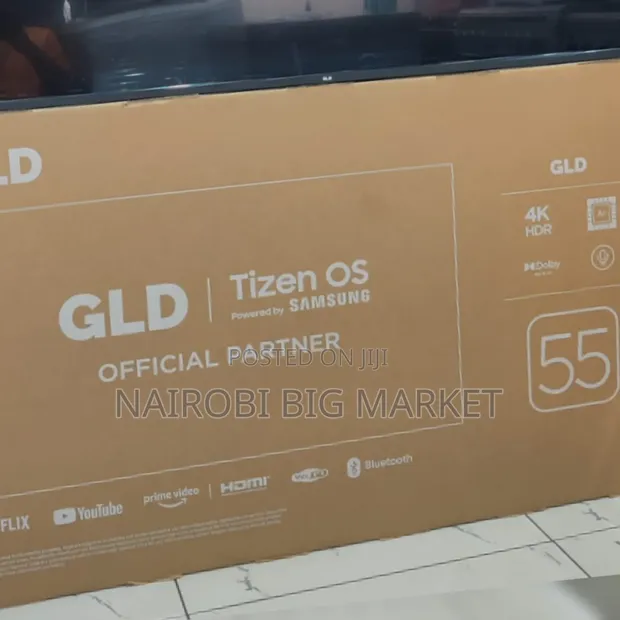 GLD 55" Smart TV - Mpya Kabisa - 1