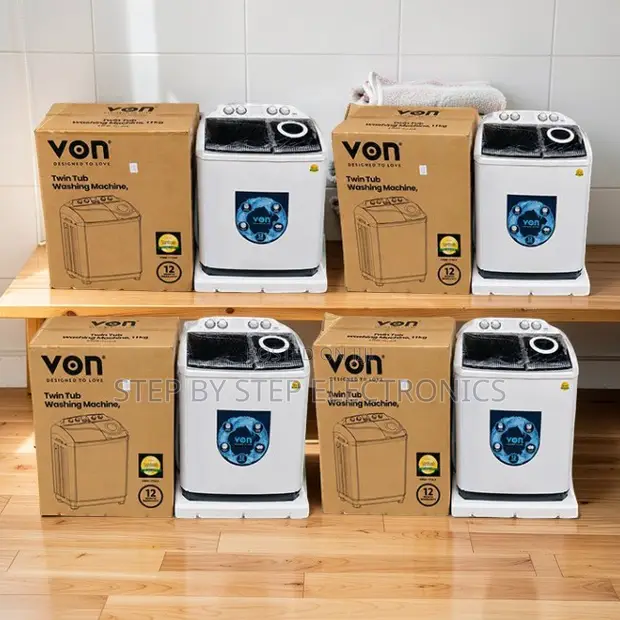 VON 10KG Twin Tub Washing Machine - Factory Price - 1