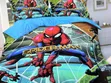 Kids 4x6 Cartoon Duvet Set with Bedsheet & Pillow Cases - 2