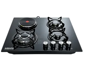 Globalstar GS-4G29 60x60cm 3 Gesi + 1 Umeme Hob Burner