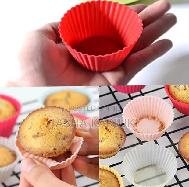 Vikombe vya Cupcake vya Silicone - 1