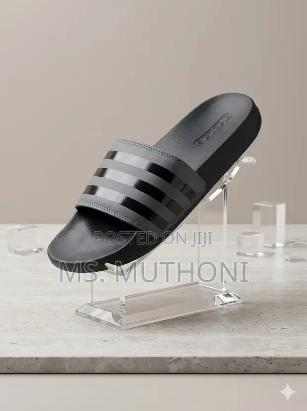 Adidas Adilette Cloudfoam Slides kwa Wanaume: Size 40-45 - 1