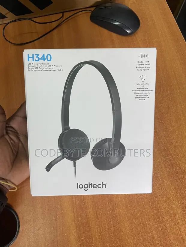 Logitech H340 USB Headset Noise-Canceling - 1