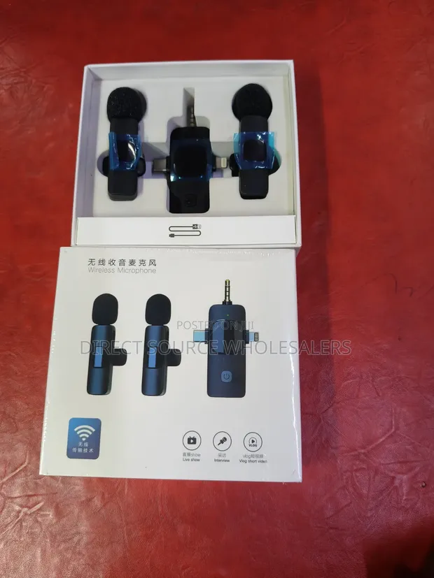 K15 Wireless Lavalier Microphone for Phone & Camera - 1