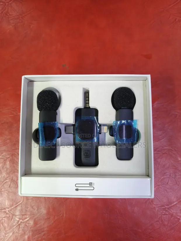 K15 Dual Wireless Lavalier Microphone for Vlogging - 1