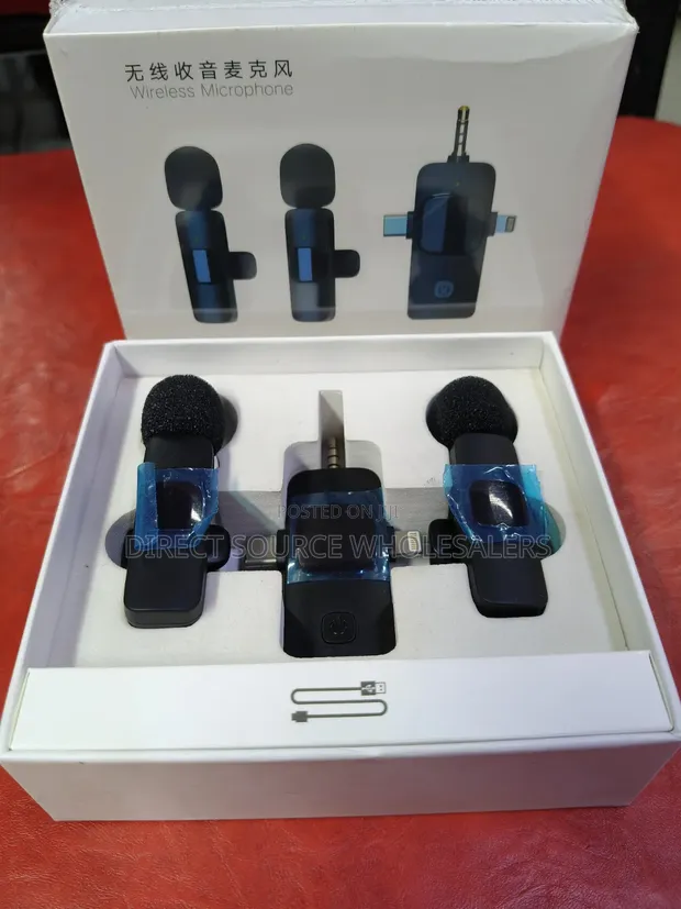 K15 Wireless Clip-on Microphone for Vlogs & Interviews - 1