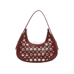 Brand New Leather Shoulder Bag with Zip