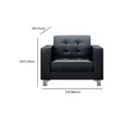 Black Office Sofa Set - 1