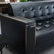 Black Office Sofa Set - 5