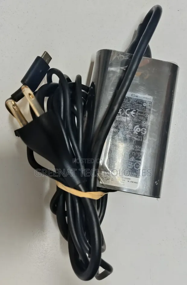 Genuine Dell 65W USB-C Laptop Charger - 1