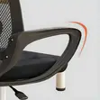 Black Mesh Clerical Office Chair - 4