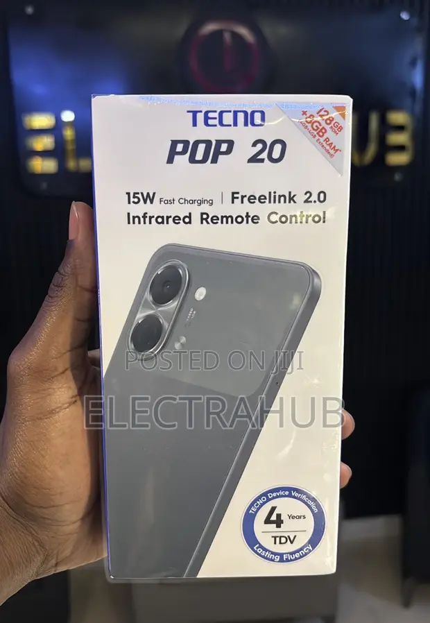 Tecno Pop 20 Mpya 128GB Zambarau - 1