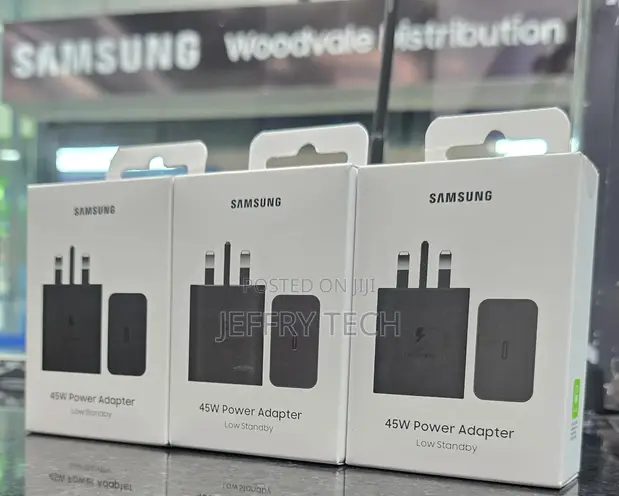 45W USB-C Fast Charger Adapter - Samsung Compatible - 1