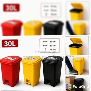 30L Step-on Bin - Hygienic Plastic Garbage Bin
