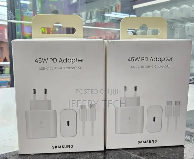 Samsung 45W PD Adapter with USB-C to USB-C Cable (5A) - 1