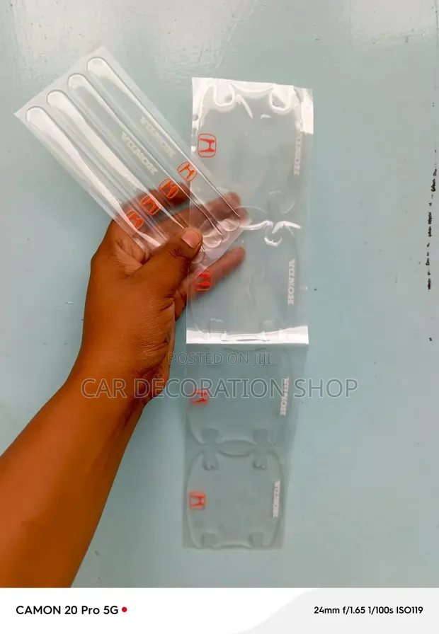 8pc Soft Material Clear Honda Adhesive Silicone Epoxy Strips - 1
