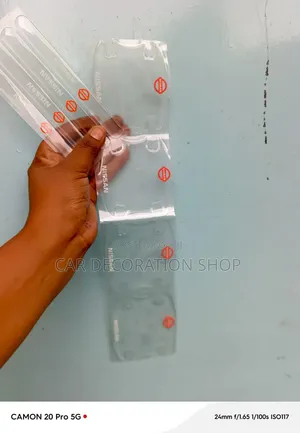 8pc Nissan High Quality Soft Flexible Clear Epoxy Handle Sticker