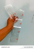 8pc Nissan High Quality Soft Flexible Clear Epoxy Handle Sticker - 2