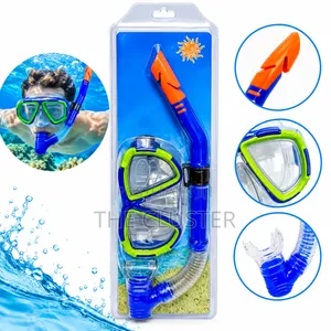 Swimming Snorkel and Goggles Set