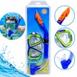 Swimming Snorkel and Goggles Set - 1