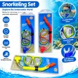 Swimming Snorkel and Goggles Set - 2