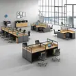 4-Person Office Workstation Desk - 2