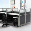 4-Person Office Workstation Desk - 4