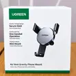 Ugreen LP130 Air Vent Gravity Car Phone Mount - 1