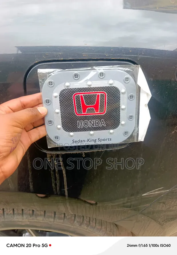 Honda Branded Decorative Fuel Tank Cap Stickers - 1