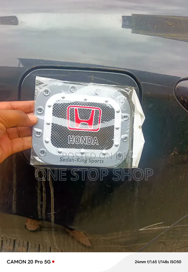 Sporty Decorative Fuel Tank Sticker Emblem Badge Cover - 1
