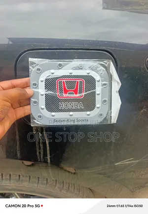 Heavy Duty Honda Fuel Door Cell Sticker Plate