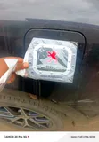 Peugeot Self-Adhesive Fuel Tank Sticker with Faux Rivet Border - 2