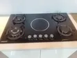 Bolesi Hybrid Hob - 4 Gas Burners + 1 Infrared Electric + Wok Burner - 1