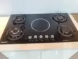 Bolesi Hybrid Hob - 4 Gas Burners + 1 Infrared Electric + Wok Burner - 2