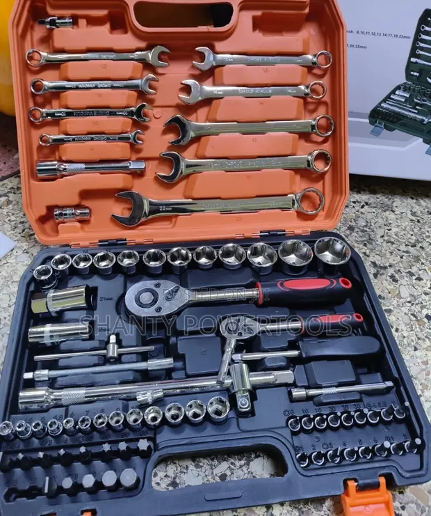 Quality 82-Piece Mechanical Tool Box Set - 1