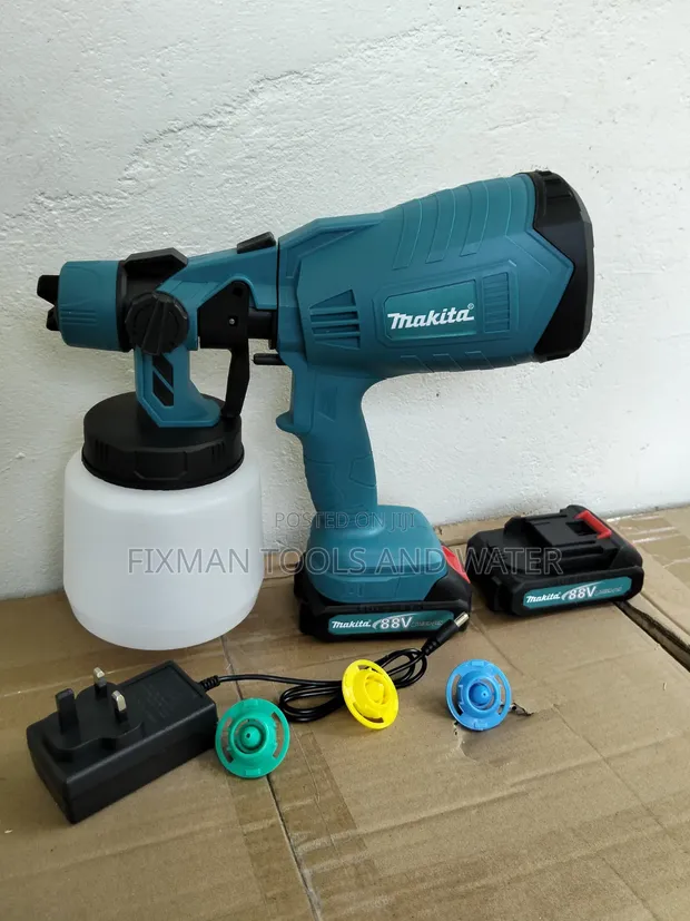 Makita Cordless Spray Gun 88V (2 Batteries + Accessories) - 1