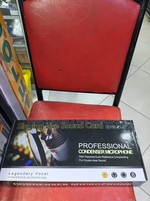 BM800 Professional Microphone with V8 Sound Card