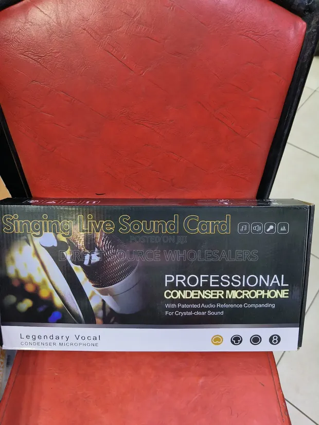 BM800 Microphone with V8 Sound Card - 1