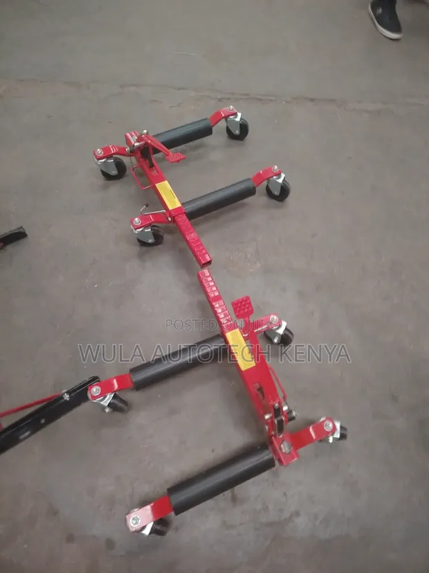 Foot Operated Hydraulic Car Moving Dolly - 1