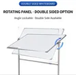 Double-Sided Magnetic Whiteboard with Wheeled Stand 120x90cm - 2