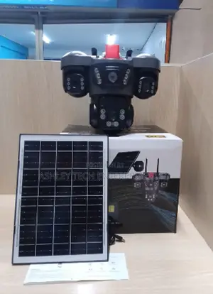 V380 Triple Lens CCTV Camera with Siren Alarm