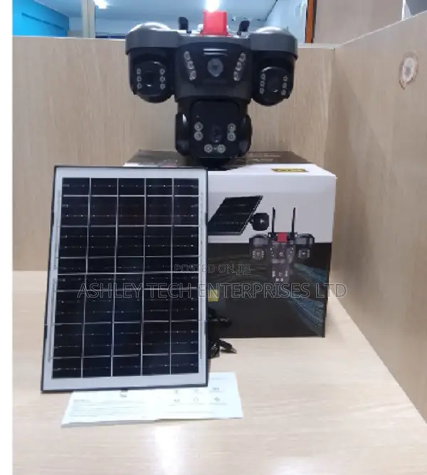 V380 Triple Lens WiFi Security Camera with Siren - 1