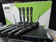 BNK BK8400 UHF Wireless Microphone Set - 4 Mics - 1