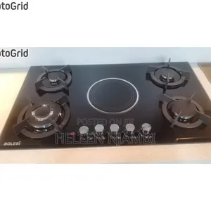 Bolesi Hob 4 Gas + 1 Infrared Electric with Gas Sensor & Wok Burner