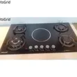 Bolesi Hob 4 Gas + 1 Infrared Electric with Gas Sensor & Wok Burner - 1